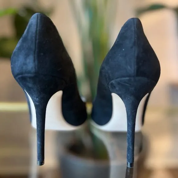 JIMMY CHOO Abel Suede Pointed Pumps