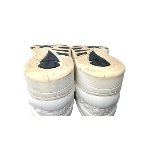 Jimmy Choo Hawaii Leather Low Top Sneakers Size  10 US / 40 EU