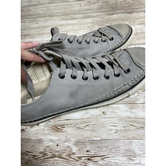 John Varvatos X Converse Sneakers 11.5 M 13.5 W Grey Limited Edition Low Top 151
