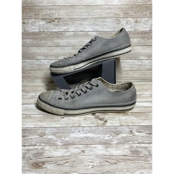 John Varvatos X Converse Sneakers 11.5 M 13.5 W Grey Limited Edition Low Top 151