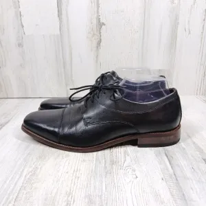 Johnston &amp; Murphy Archer Men's Black Leather Lace Up Dress Shoes #8