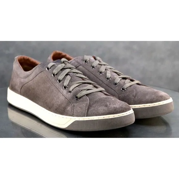 Johnston &amp; Murphy Women's Sneakers Shoes Size 10.5 Nubuck Leather Olive Green