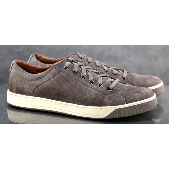 Johnston &amp; Murphy Women's Sneakers Shoes Size 10.5 Nubuck Leather Olive Green