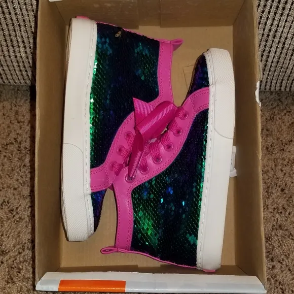 JoJo Siwa Reverse Sequin Mermaid High-Top Shoes