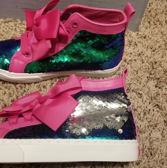JoJo Siwa Reverse Sequin Mermaid High-Top Shoes