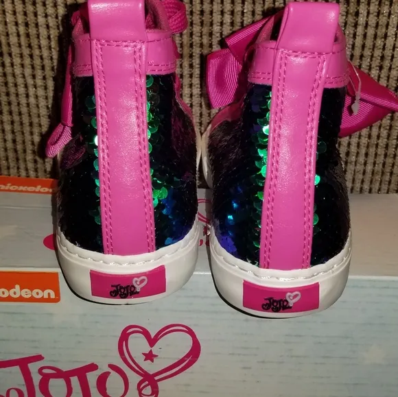 JoJo Siwa Reverse Sequin Mermaid High-Top Shoes