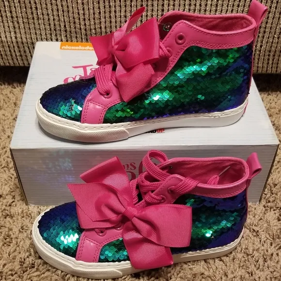 JoJo Siwa Reverse Sequin Mermaid High-Top Shoes