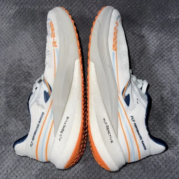 Joma R-2000 White Orange Running Shoes Men’s Performance Sneakers Size 8.5