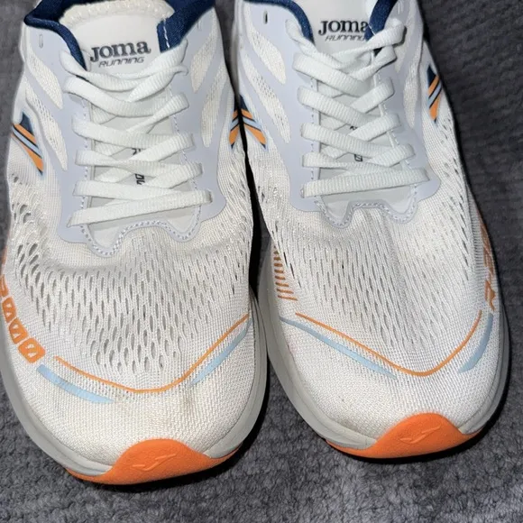 Joma R-2000 White Orange Running Shoes Men’s Performance Sneakers Size 8.5