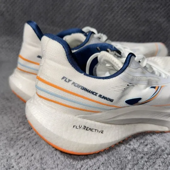 Joma R-2000 White Orange Running Shoes Men’s Performance Sneakers Size 8.5