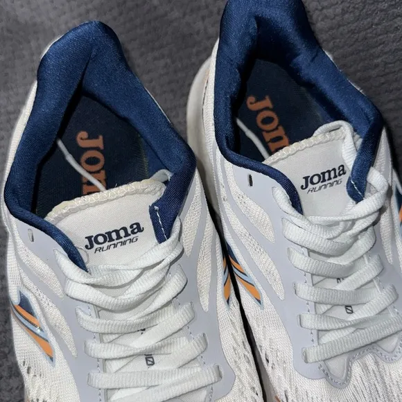 Joma R-2000 White Orange Running Shoes Men’s Performance Sneakers Size 8.5