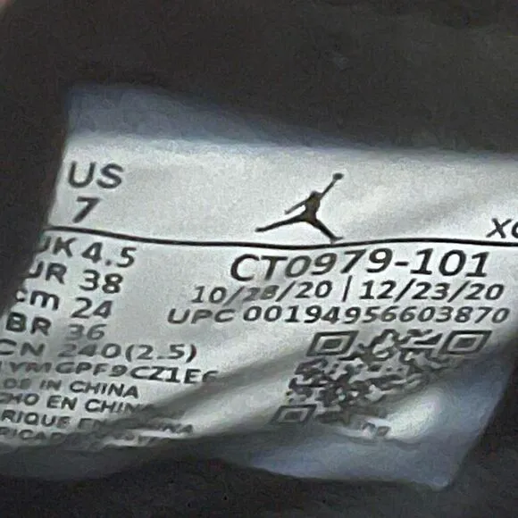 Jordan 1 High Zoom Air CMFT Easter Women size 7 2021 Nike Air