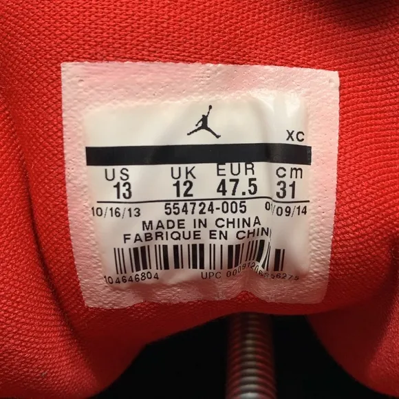 Jordan 1 Mid Bred (2013) Shoes 554724-005 Men's Sz 13