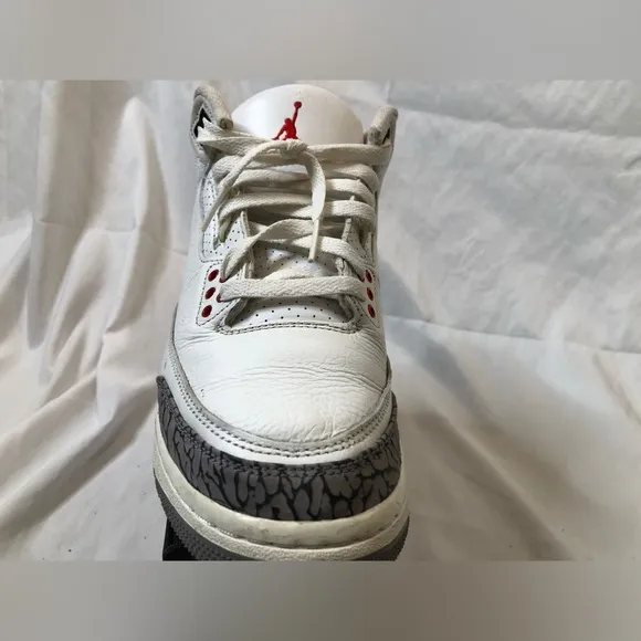 Jordan 3 White Cement Reimagined— 6.5Y USED NO BOX