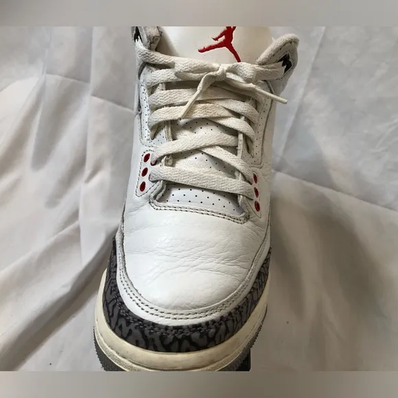 Jordan 3 White Cement Reimagined— 6.5Y USED NO BOX