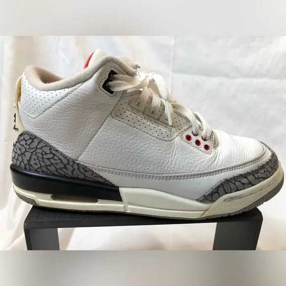 Jordan 3 White Cement Reimagined— 6.5Y USED NO BOX