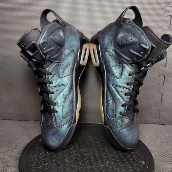 Jordan 6 Retro All Star Chameleion Shoes Mens Sz 13 Black Sneakers Trainers