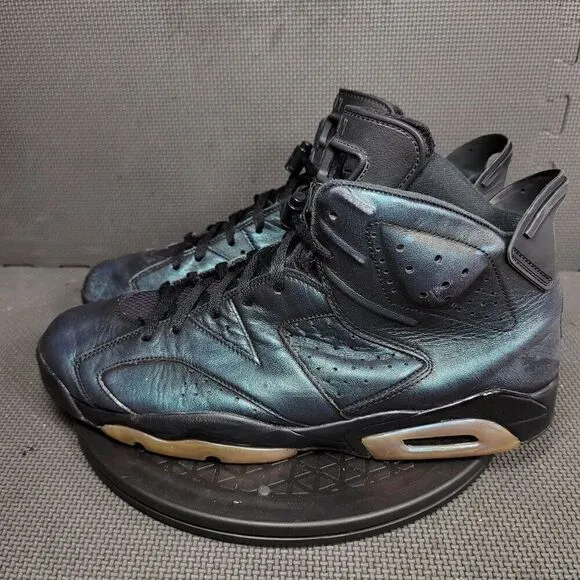 Jordan 6 Retro All Star Chameleion Shoes Mens Sz 13 Black Sneakers Trainers