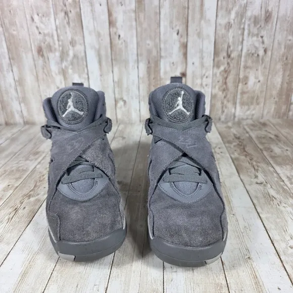 Jordan 8 Retro Cool Grey Sneakers Youth High Top Shoes 5.5Y womens‎ 7