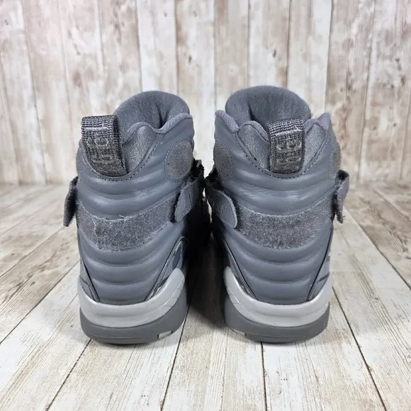 Jordan 8 Retro Cool Grey Sneakers Youth High Top Shoes 5.5Y womens‎ 7