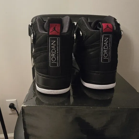 Jordan Black and White Men's Shoes