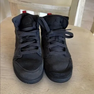 Jordan Black High-Top Sneakers Classic Style