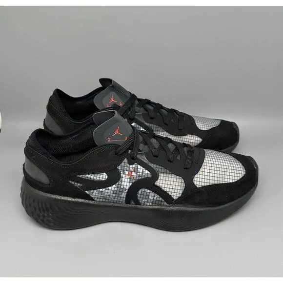 Jordan Delta 3 Low Black Chile Red Grey Shoes DN2647-060 Men's 10