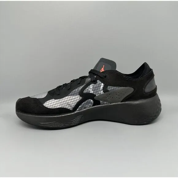Jordan Delta 3 Low Black Chile Red Grey Shoes Men's 12