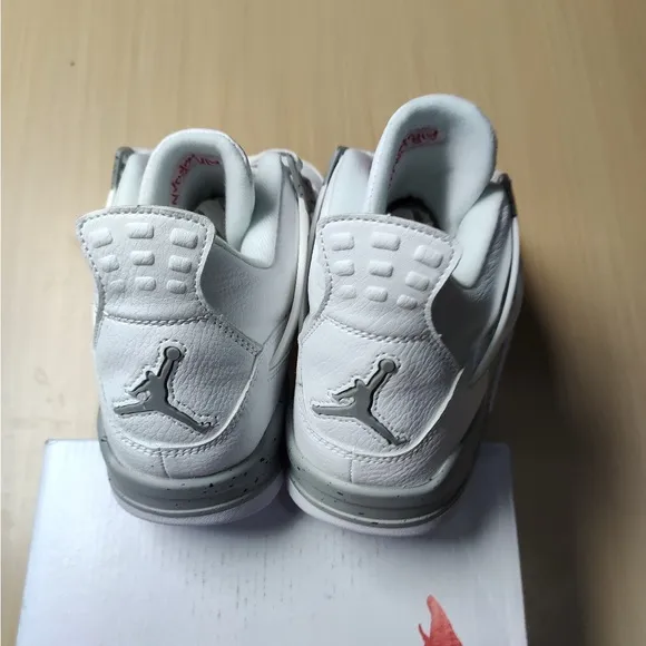 Jordan Gray and Black High-Top Athletic Sneakers