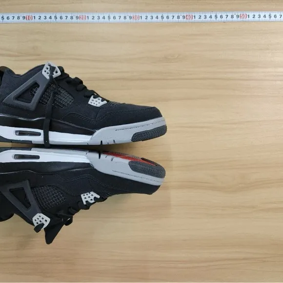 Jordan Gray and Black High-Top Athletic Sneakers
