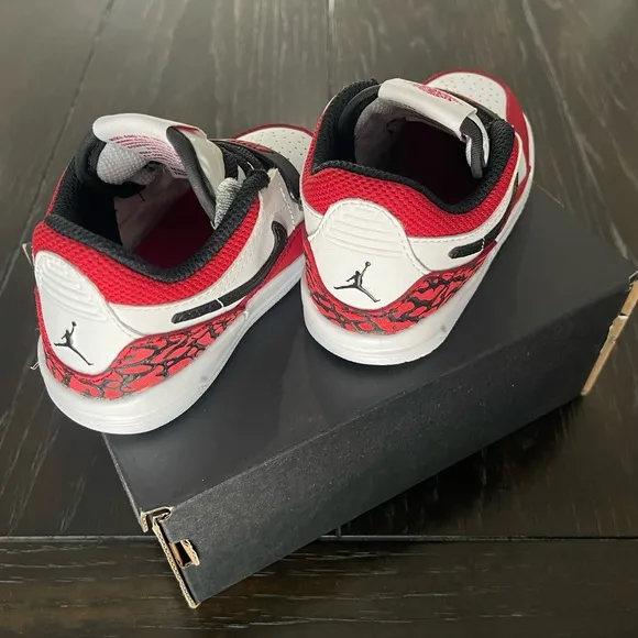 Jordan Legacy Toddler Shoes Color: Red/White  Size: 6c (5.5)