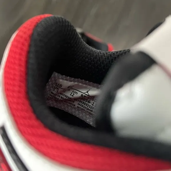 Jordan Legacy Toddler Shoes Color: Red/White  Size: 6c (5.5)