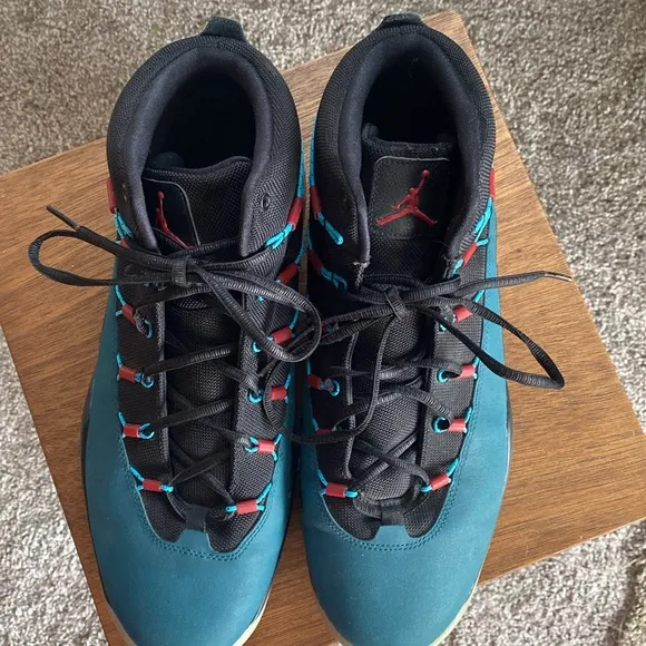 Jordan Prime Flight Dark Sea Basketball Court Shoes, Men’s 13, No Insoles