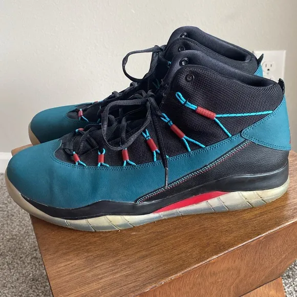 Jordan Prime Flight Dark Sea Basketball Court Shoes, Men’s 13, No Insoles