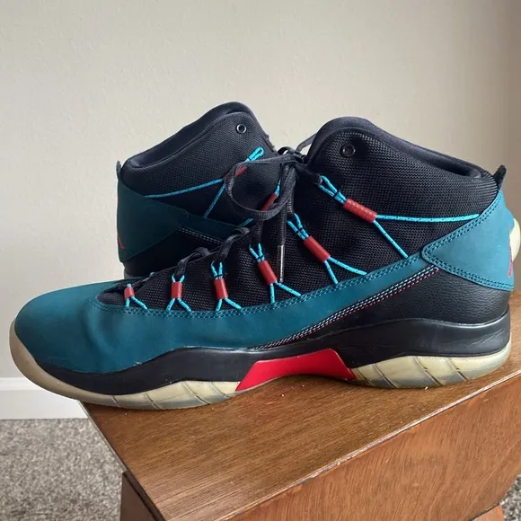 Jordan Prime Flight Dark Sea Basketball Court Shoes, Men’s 13, No Insoles
