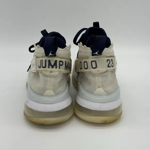 Jordan Proto Max 720 Pale Ivory Midnight Navy Basketball Shoes Men's Size 12