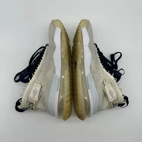 Jordan Proto Max 720 Pale Ivory Midnight Navy Basketball Shoes Men's Size 12