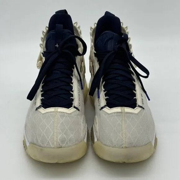 Jordan Proto Max 720 Pale Ivory Midnight Navy Basketball Shoes Men's Size 12