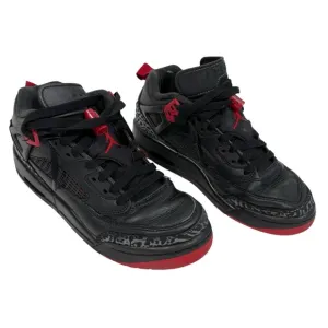 Jordan Spizike Low Bred Youth Kids 5Y Low Top Lace Up Sneakers Shoes Black Red