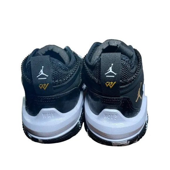 Jordan Why Not .6 GS Black Gold DO7191 071 Basketball Shoes Boys 4.5Y