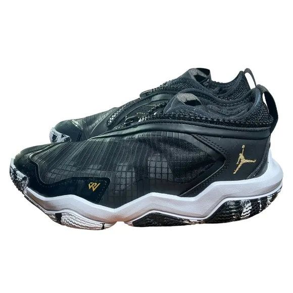Jordan Why Not .6 GS Black Gold DO7191 071 Basketball Shoes Boys 4.5Y