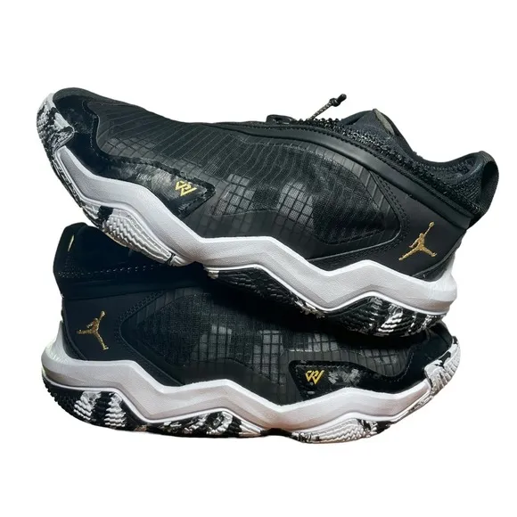 Jordan Why Not .6 GS Black Gold DO7191 071 Basketball Shoes Boys 4.5Y