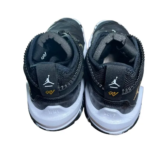 Jordan Why Not .6 GS Black Gold DO7191 071 Basketball Shoes Boys 4.5Y