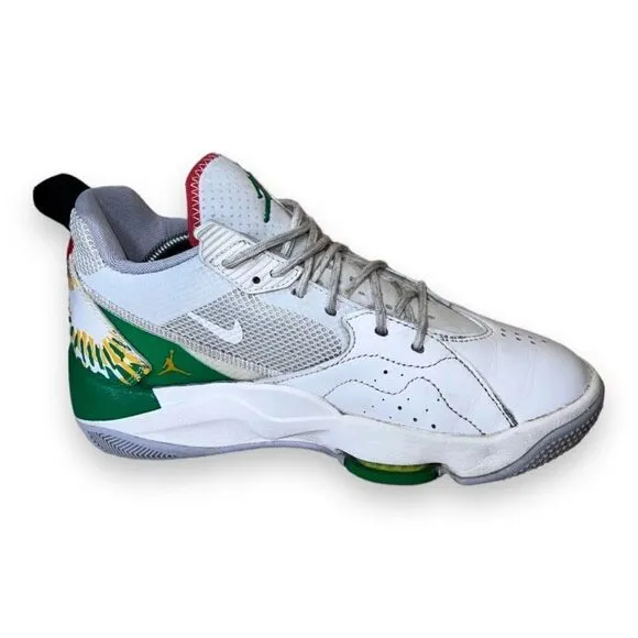 Jordan Zoom '92 'White Lucky Green Dark Sulfur' CK9183-103 Men's 8