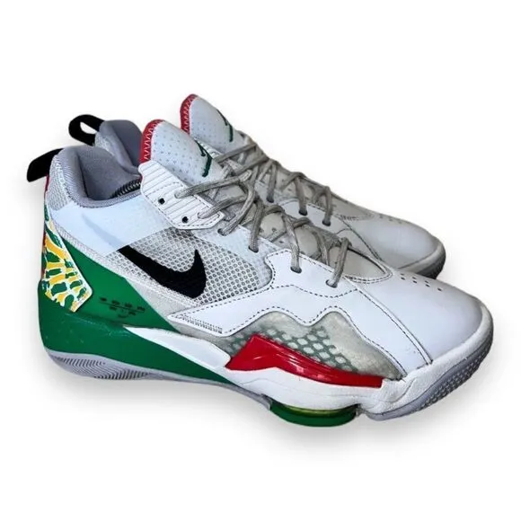 Jordan Zoom '92 'White Lucky Green Dark Sulfur' CK9183-103 Men's 8