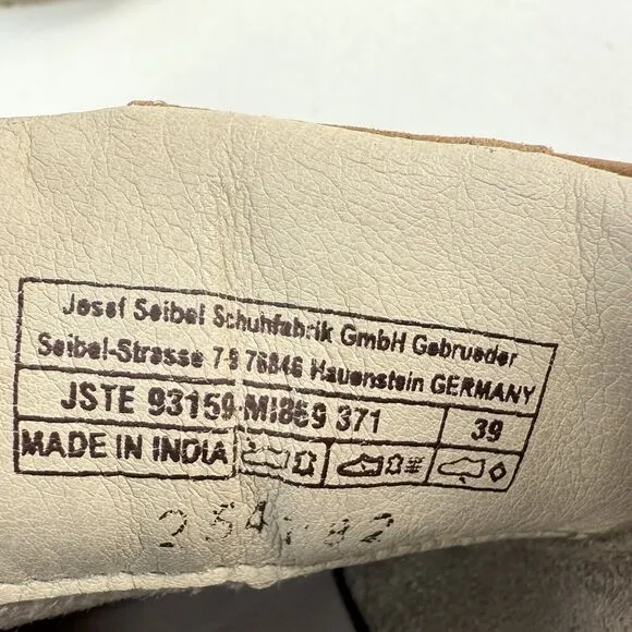 Josef Seibel Steffi 62 Waterproof Oxford Sneakers Women's Size 8-8.5 US (EUR 39)