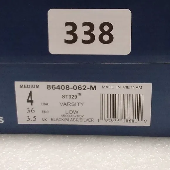 K-SWISS ST329 VARSATY LOW SHOES SIZE-4- MEDIUM