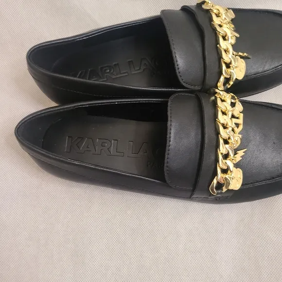 Karl Lagerfeld Paris Women’s Black Loafers