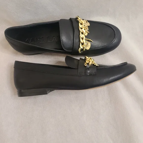 Karl Lagerfeld Paris Women’s Black Loafers