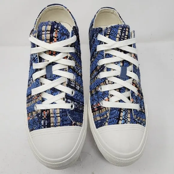 Keds Pro Woven Royal Sneakers Mens 10.5 Royal Blue Malhia Kent  Low Top Shoes